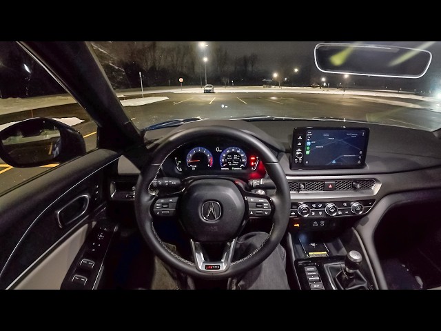 2026 Acura Integra A-Spec Tech 6MT - POV Night Drive (Binaural Audio)