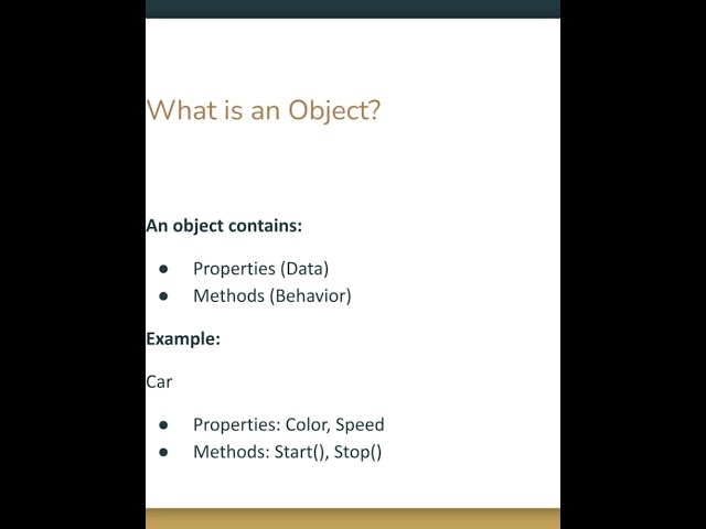 What is OOPS? (C# in 60 Seconds)