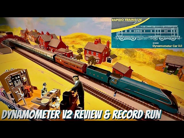 Rapido DYNAMOMETER V2 Review & Hornby MALLARD 126 MPH Record Breaking CORONATION Consist Run | ml65