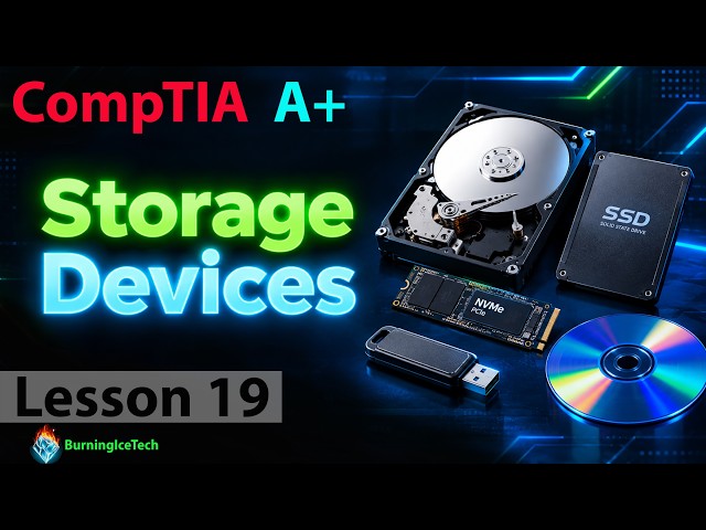 Storage Devices - CompTIA A+ 220-1201 (Core 1)
