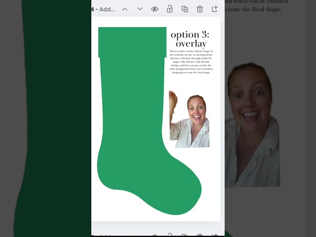 How to use the needlepoint stocking template in canva!