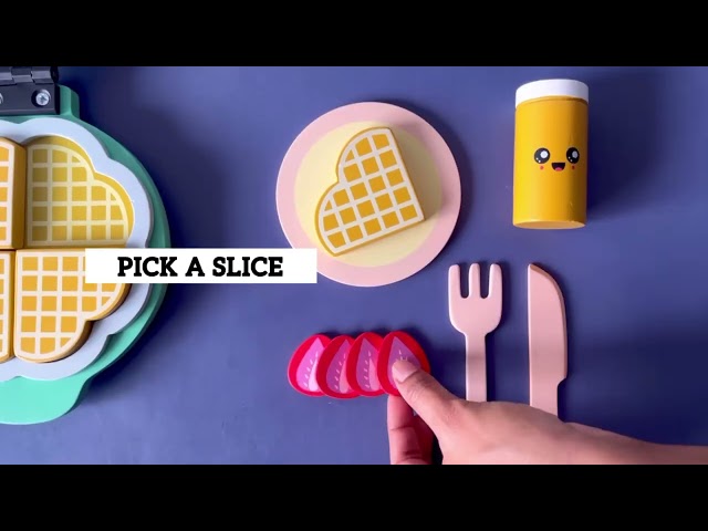 Waffle Maker #waffle #pretendplay #cooking #viral #cute #musthaves #cotsandcuddles #cutetoys #toys