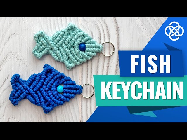 Macrame Fish Keychain | Macrame Animals | Macrame Fish Tutorial