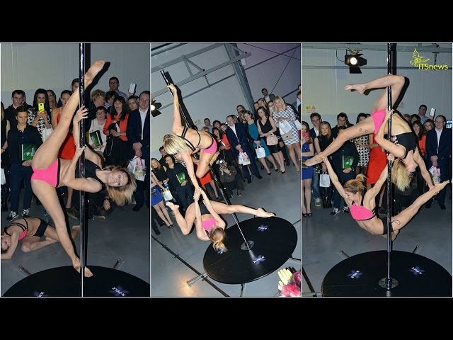 Pokaz In Spiral Pole Dance. Magazyn FIT Inauguracja. Taniec na rurze.