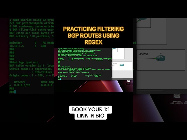 BGP FILTERING PRACTICE WITH REGEX #bgp#regex#filtering#training#practice#enarsi#ccnp