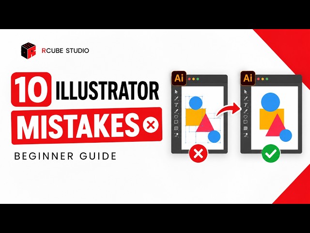 10 Common Adobe Illustrator Mistakes Beginners Make