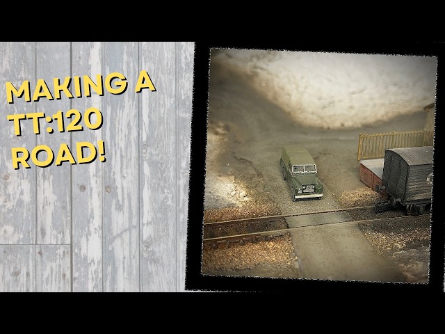 Making A REALISTIC Road on my TT120 Model Railway!