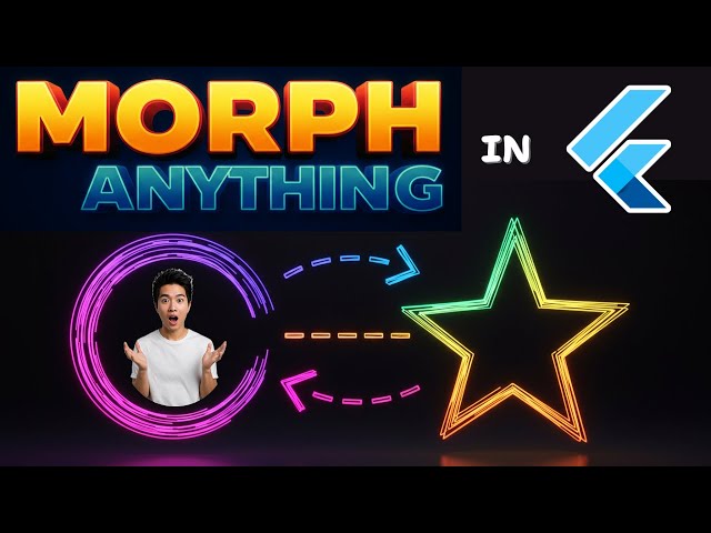 Flutter Morphing Shape Animation | Create Mind-Blowing Fluid Transitions in Your UI!