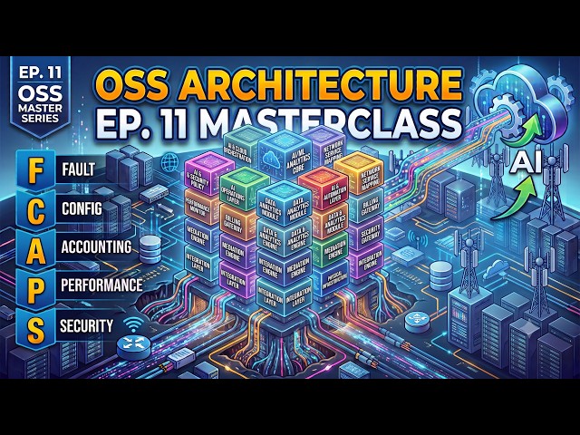 Telecom OSS Architecture Explained: TMN Pyramid, FCAPS, and Cloud-Native Transformation