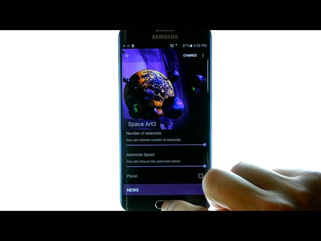 Asteroids 3D Live Wallpaper - App Review - SkyDiver Labs