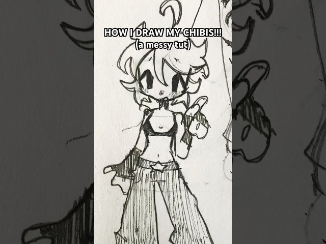 how i draw my chibis!! #art #tutorial #doodle #artist