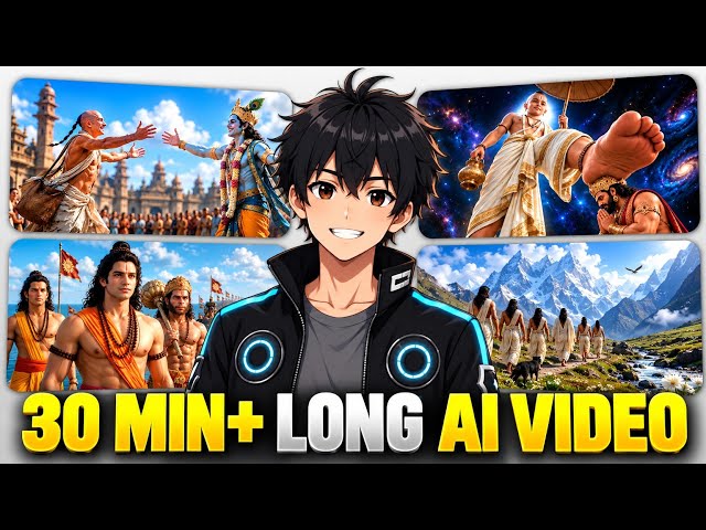 🔥 Create 30-Minutes Mythological Long AI Videos FREE | Complete AI Course 2026 @sarvatrahindutva 