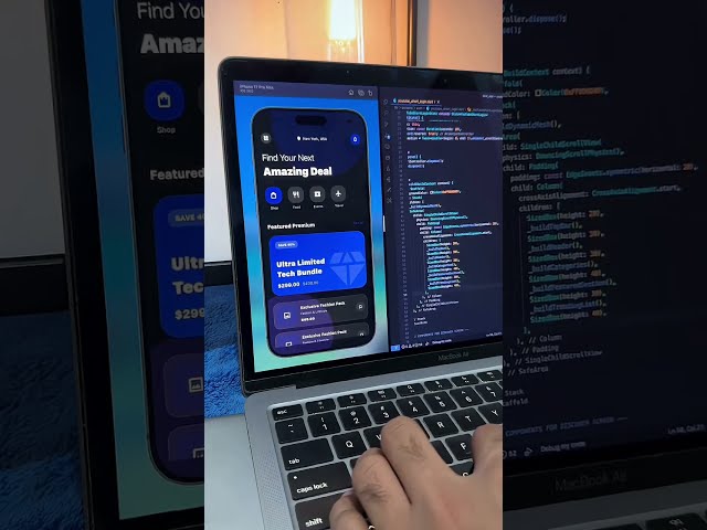 Flutter code using creat E-commerce app📲💯💸UI#Flutter#coding #shorts#youtubeshorts #tranding#shorts