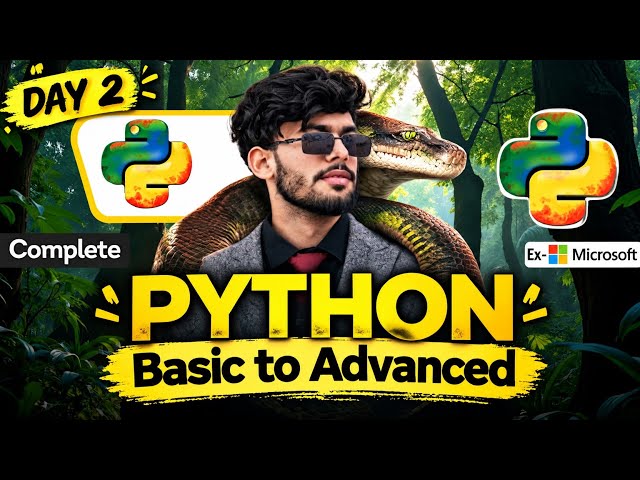 Python Day 2: Variables & Data Types 🐍 | Python Tutorial in Hindi @ApnaCollegeOfficial