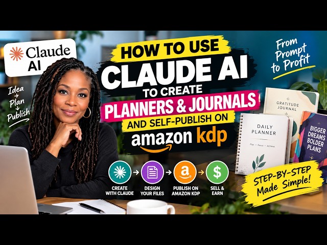 How to Use Claude AI to Make Planners & Journals for Amazon KDP