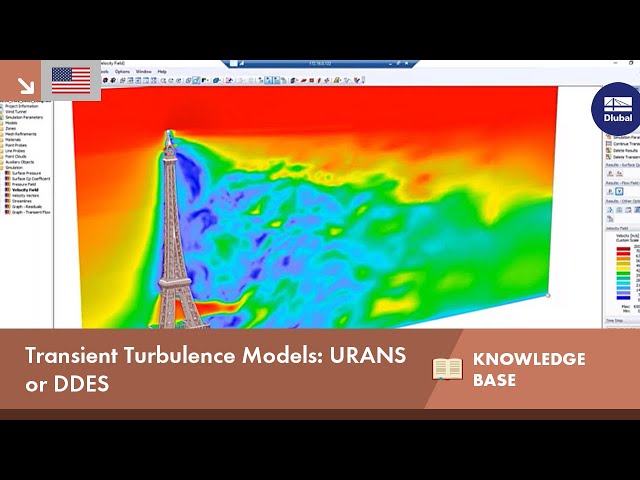 KB 001886 | Transient Turbulence Models on Eiffel Tower: URANS or DDES?
