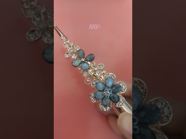 Beautiful hair clips...🌸🌸#unboxing #aesthetic #beautiful