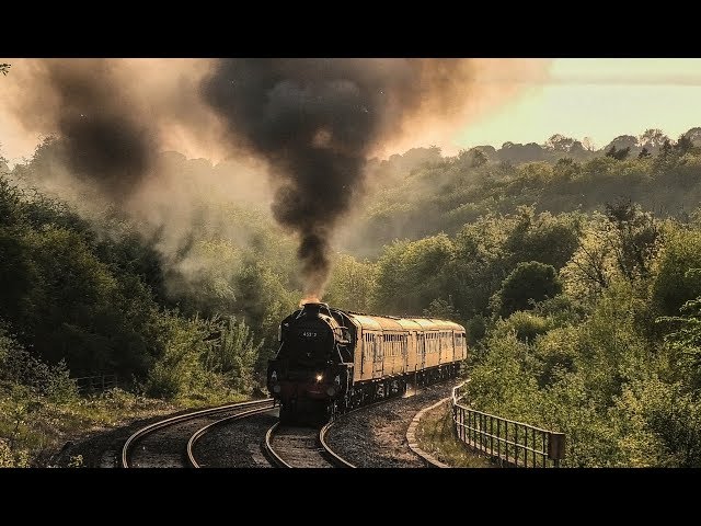 LMS 45212 - Pounds Up Sapperton Through The Golden Valley - 2018