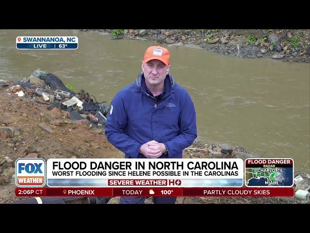 Flood Danger Returns To Western North Carolina As Helene Recovery Continues