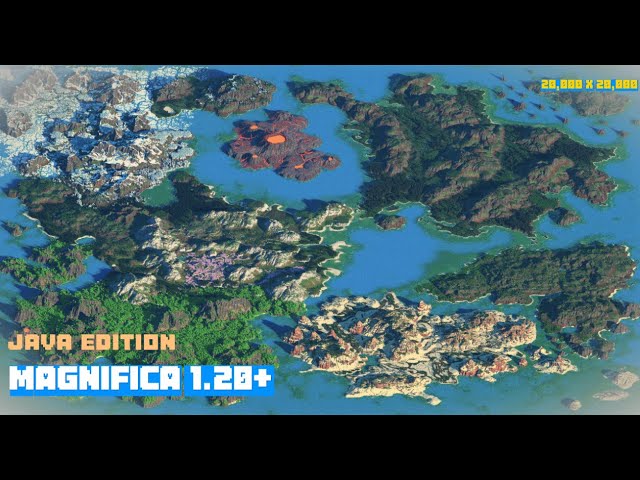 🌟Magnífica 1.20+⚔️ 20,000 x 20,000❄️Survival Friendly/RPG-Focused🌟 #minecraft