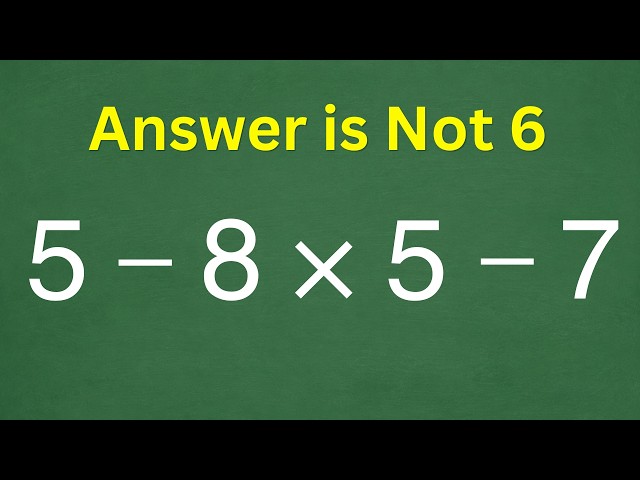 Solve This Before the Answer Appears — Most People Can't!
