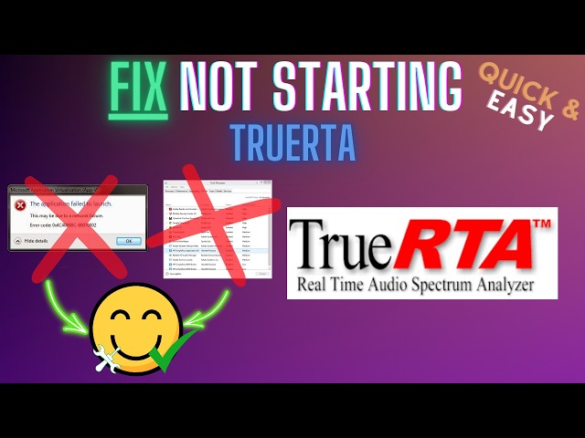 TrueRTA Not Opening? Fix Launch Issues & Black Screen (2026)