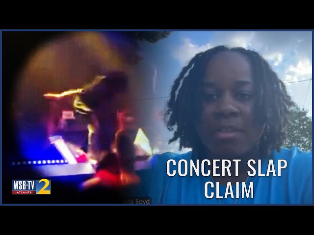 Video appears to show musician slap woman during metro Atlanta concert
