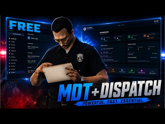[FREE] FiveM POLICE MDT WITH DISPATCH! OPEN-SOURCE | ESX - QBCore - QBox