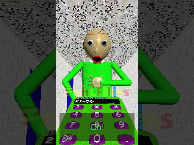 Baldi Holds a Phone All Endings, but everyone is voiced by mystman12 #baldisbasics #shorts