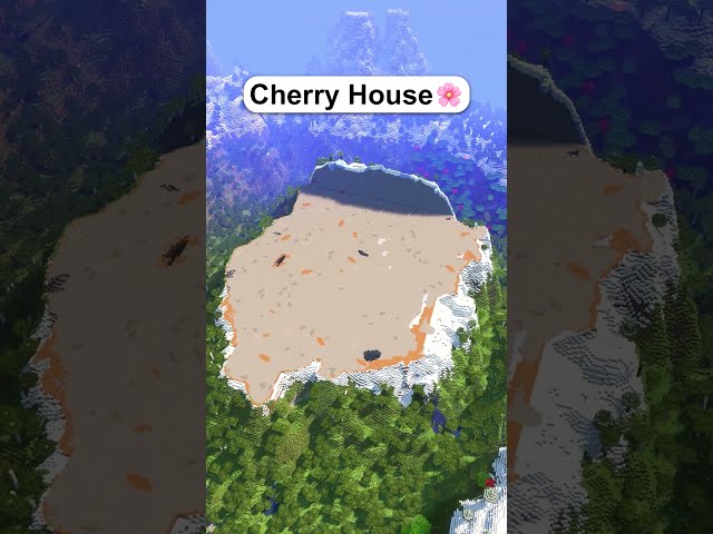 Minecraft Easy Cherry House🌸 Download & 3D build guide ➡️ Link in bio 🔗 Search: rafaelabuilds.com 💕