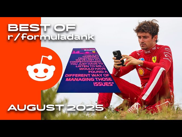 Top F1 Memes of August 2025! | Best of r/formuladank