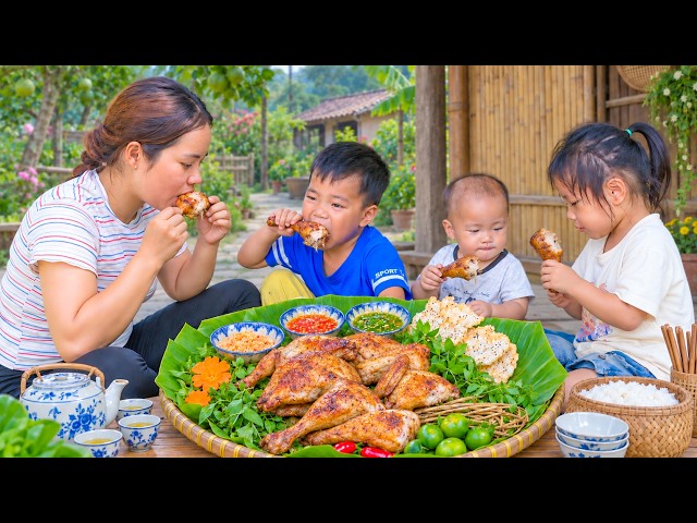 [Chuc Duong Home] Crisping Up Homemade Chicken! Sold Out Quickly & Kids Enjoying Dinner