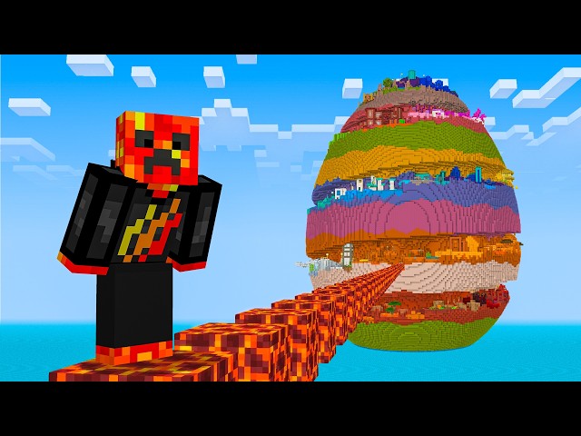 RAINBOW PARKOUR EGG vs MINECRAFT NOOB!