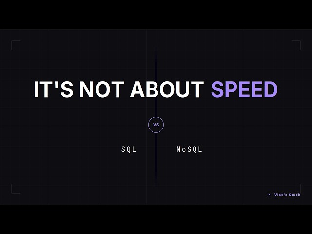 SQL vs. NoSQL — Stop Asking the Wrong Question