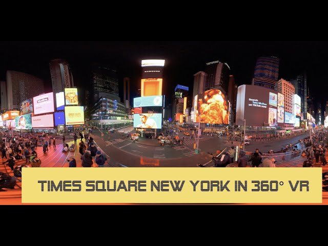 Times Square New York in 360° VR | Virtual Reality Tour