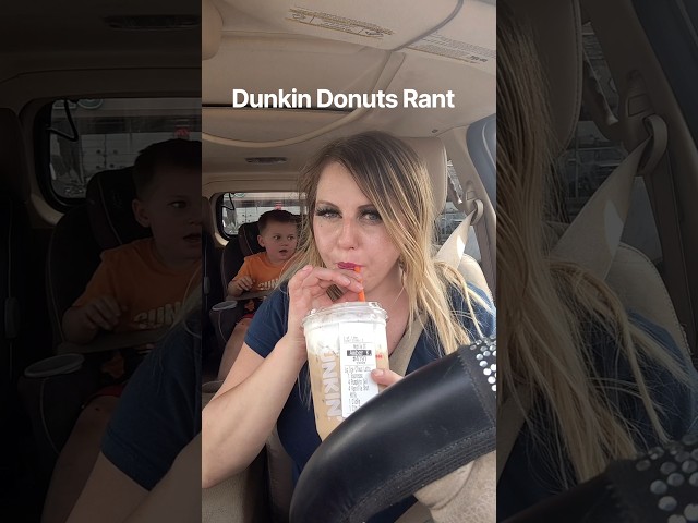 Go get my free Dunkin with me and my son - My little rant #dunkindonuts #dunkinrun #dunkincoffee