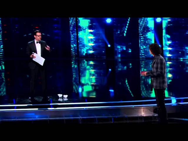 America's Got Talent 2015 - Derek Hughes - Funny Magician Practices Mental Telepathy