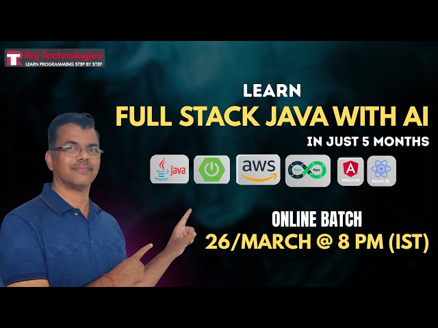 Stop Learning ONLY JAVA | Learn FULL STACK JAVA with AI INTEGRATION in 5 months