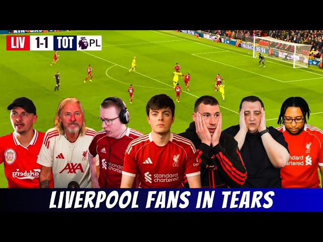 LIVERPOOL FANS BEST MELTDOWN COMPILATION | Liverpool 1-1 Tottenham
