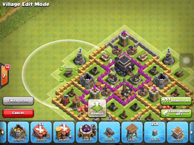 great th9 CoC troll base
