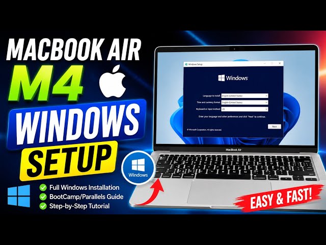 MacBook Air A1466 Windows Setup | Install Windows on MacBook Air A1466 | Full Guide