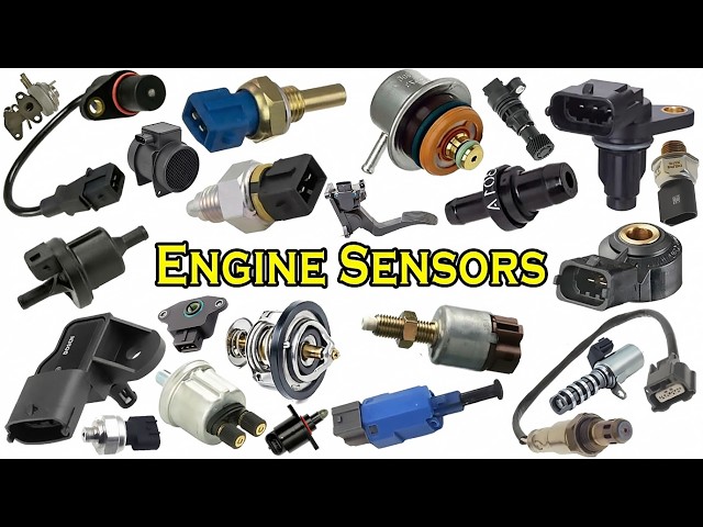 Every Engine Sensors & Solenoids & switches Explained !