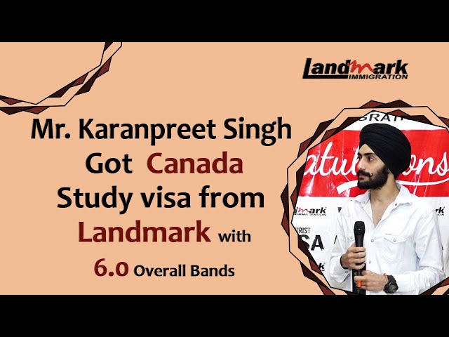 Mr. Karanpreet Singh From Ropar Got #Canada_Study_Visa