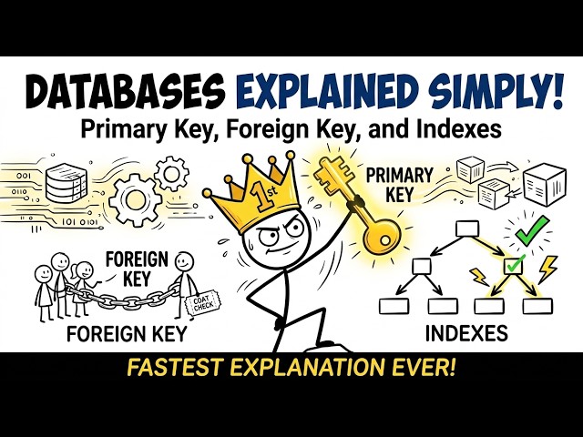 Primary Keys, Foreign Keys & Indexes Explained Simply