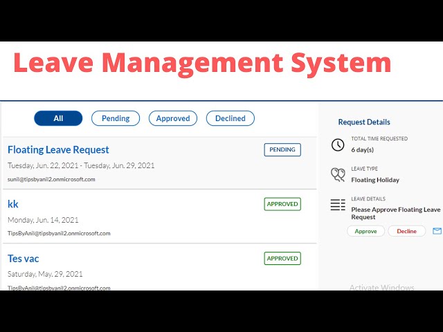 Leave Management System PowerApps | Create Leave Request and Leave Approval Center PowerApps Part -8