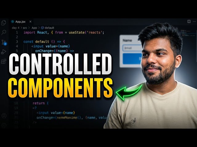 React Controlled Components: Event Handling Done Right 🎯 #reactjs #day6 
