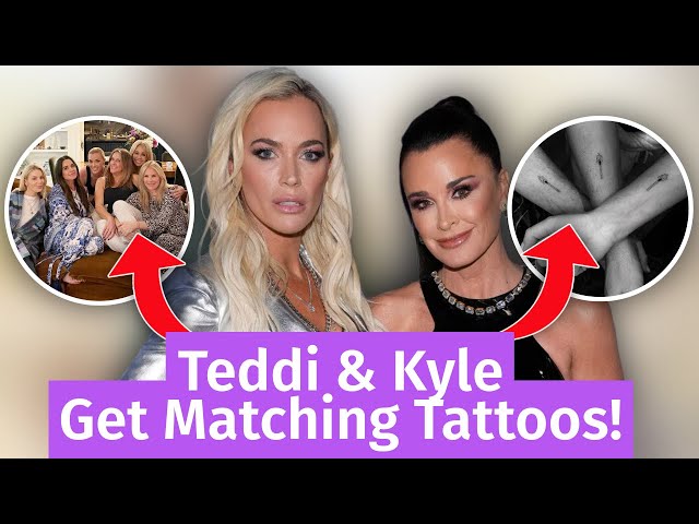 Real Housewives Of Beverly Hills Star Kyle Richards & Teddi Mellencamp Get Matching Tattoos!