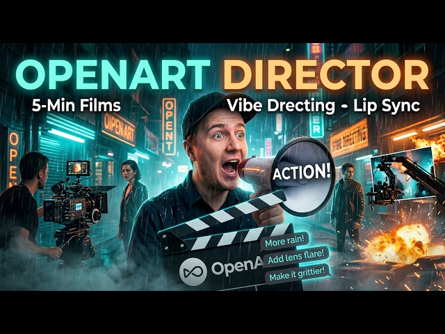 OpenArt Director – Multi-Minute AI Films with Chat-Based Vibe Directing