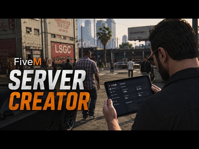 FiveM Server Creator - No More 100 Scripts - ALL IN ONE FiveM Script!