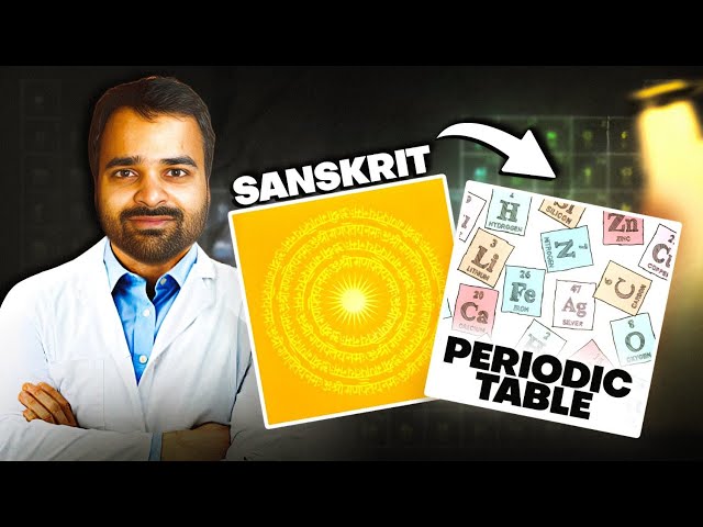 Beauty of Periodic Table -  Mendeleev & Sanskrit | Ayushkaari